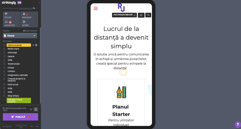 Cum poate Strikingly să ajute la creșterea impactului marketingului cu influenceri - optimizarea mobilă Cum poate Strikingly să ajute la creșterea impactului marketingului cu influenceri - optimizarea mobilă