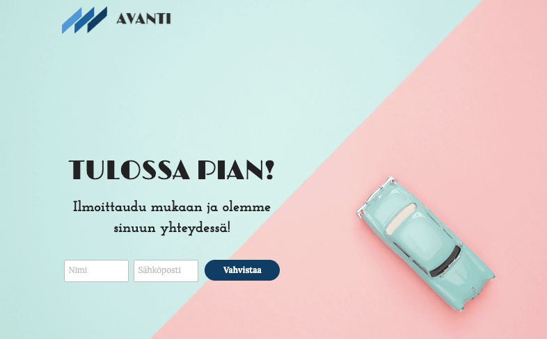 Avanti-malli Strikinglylta Avanti-malli Strikinglylta
