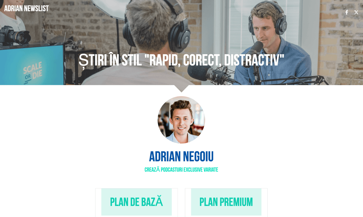 Template podcast de la Strikingly Template podcast de la Strikingly
