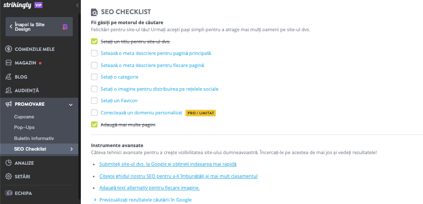 Rolul Strikingly în conducerea și deținerea mai multor afaceri - optimizare SEO Rolul Strikingly în conducerea și deținerea mai multor afaceri - optimizare SEO