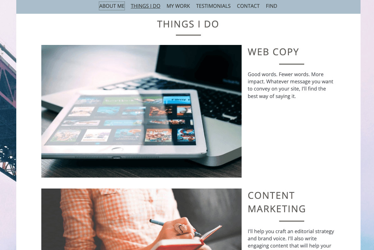 Załóż działalność freelancerską: Stwórz stronę „O mnie” Załóż działalność freelancerską: Stwórz stronę „O mnie”