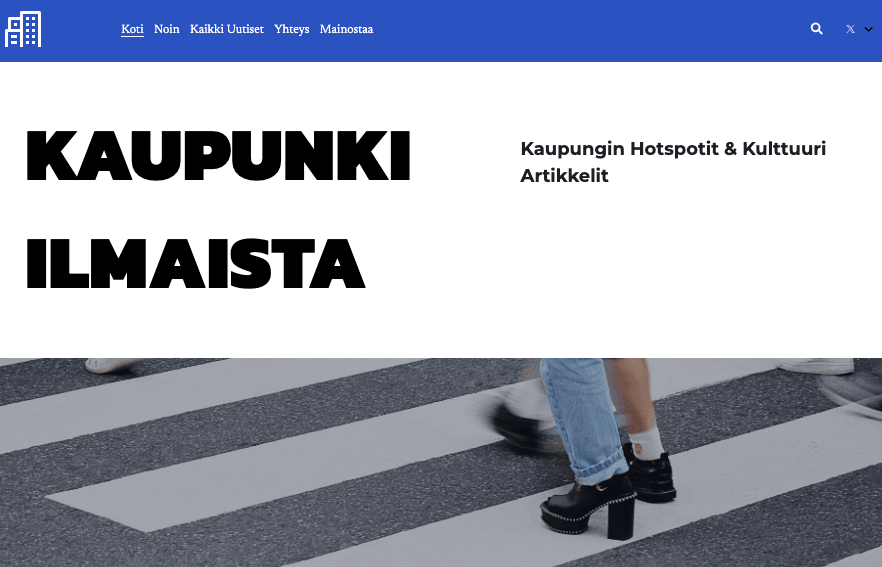 CityExpress Online Magazine Template Strikinglyltä CityExpress Online Magazine Template Strikinglyltä