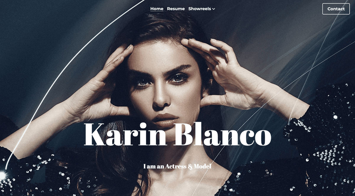 Karin Blanco Template from Strikingly Karin Blanco Template from Strikingly