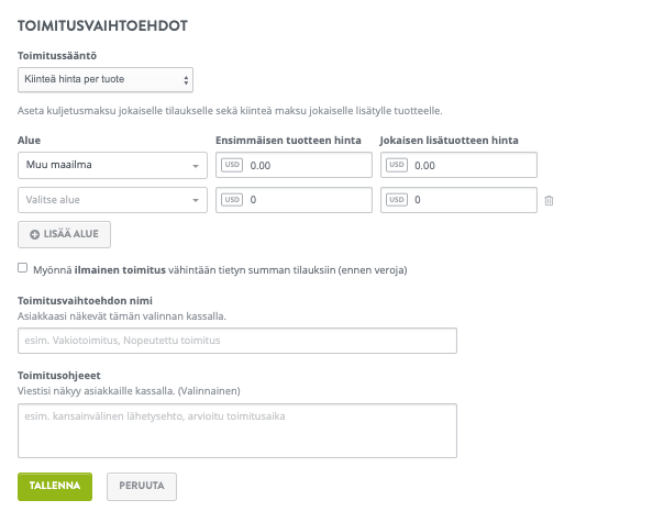 Miten verkkokauppayrityksiä voidaan hämmästyttävällä tavalla auttaa erilaisilla toimitusvaihtoehdoilla - Toimitusalueet ja -hinnat Miten verkkokauppayrityksiä voidaan hämmästyttävällä tavalla auttaa erilaisilla toimitusvaihtoehdoilla - Toimitusalueet ja -hinnat
