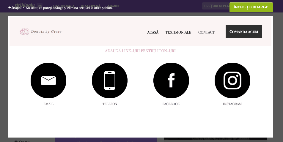 Rolul Strikingly în proprietatea de succes a afacerii - integrarea cu rețelele sociale Rolul Strikingly în proprietatea de succes a afacerii - integrarea cu rețelele sociale