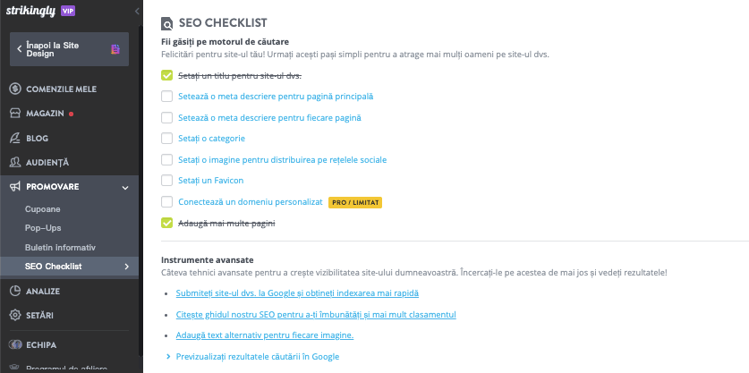 Vindeți produse cu succes cu Strikingly - Instrumente SEO prietenoase Vindeți produse cu succes cu Strikingly - Instrumente SEO prietenoase