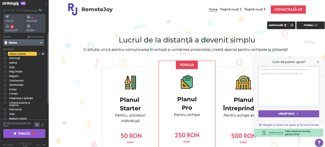 Strategiile cuprinzătoare ale Strikingly pentru vânzări online de artizanat de succes - asistență pentru clienți Strategiile cuprinzătoare ale Strikingly pentru vânzări online de artizanat de succes - asistență pentru clienți