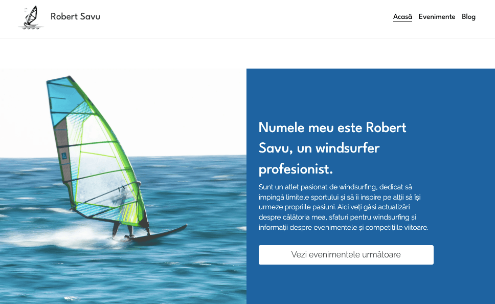 Șablon de marketing pentru blogul WindSurfer Șablon de marketing pentru blogul WindSurfer