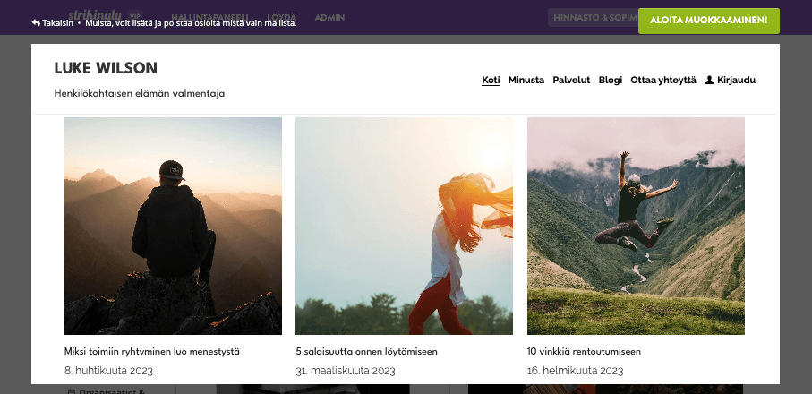 Strikinglyn hyödyntäminen uuden yrityksen perustamiseen - Käytä Strikinglyn blogiominaisuuksia Strikinglyn hyödyntäminen uuden yrityksen perustamiseen - Käytä Strikinglyn blogiominaisuuksia