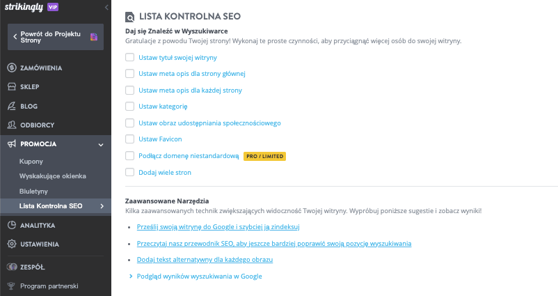 Integracja narzędzi SEO Strikingly dla poprawy widoczno Integracja narzędzi SEO Strikingly dla poprawy widoczno