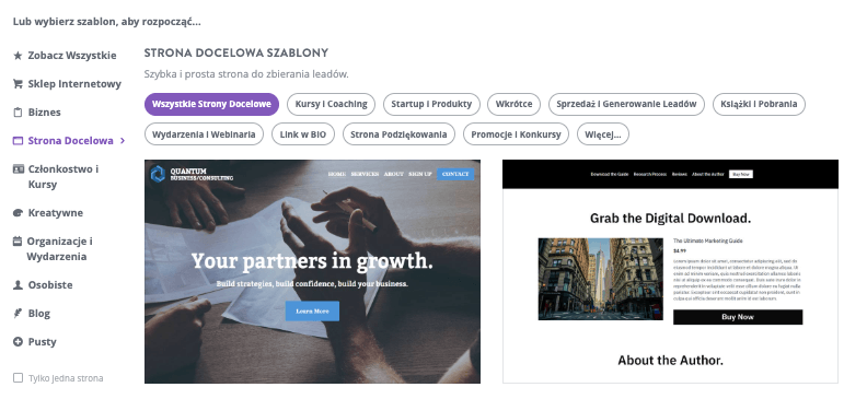 Jak używać Strikingly do produktów marki własnej — wybierz szablon Jak używać Strikingly do produktów marki własnej — wybierz szablon