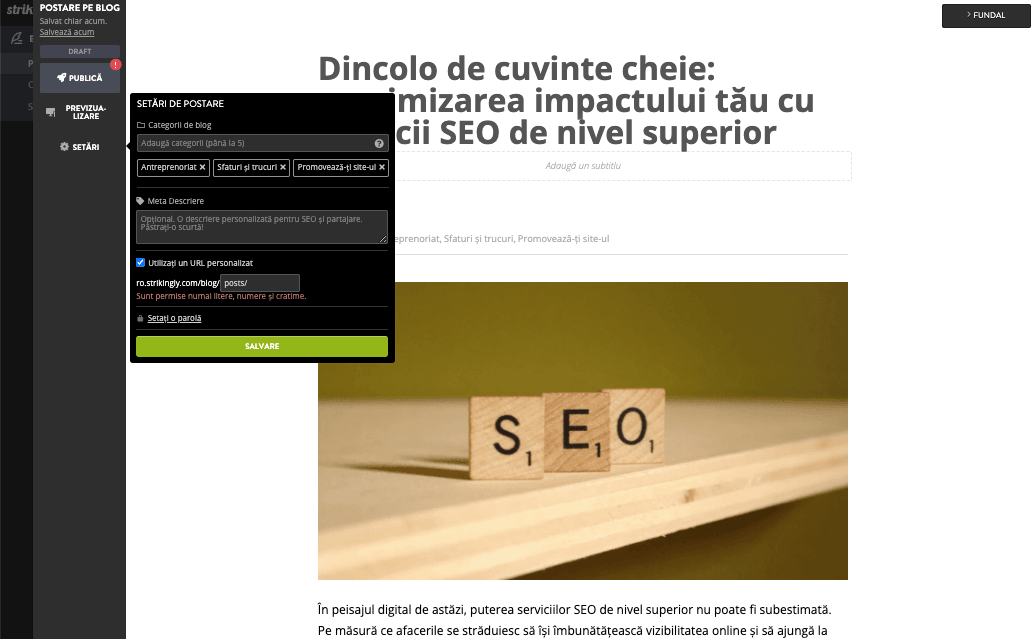 Alegerea furnizorului de servicii SEO potrivit - URL-uri personalizabile Alegerea furnizorului de servicii SEO potrivit - URL-uri personalizabile