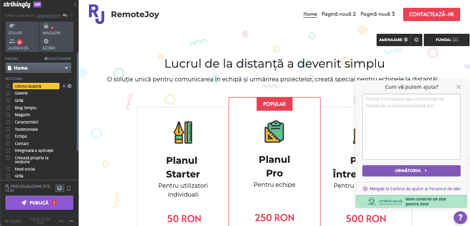 Cum poate Strikingly să ajute afacerile cu feedback-ul clienților - Integrarea chatului live Cum poate Strikingly să ajute afacerile cu feedback-ul clienților - Integrarea chatului live