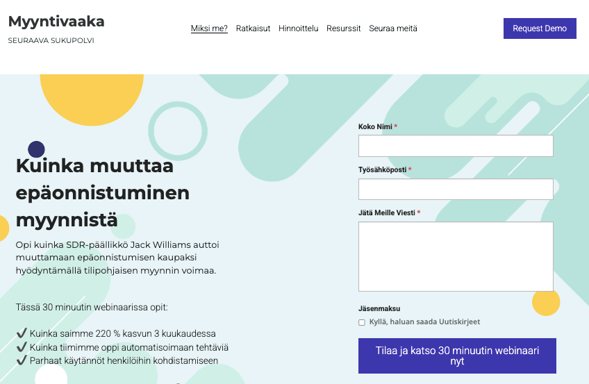 SaleScale-malli Strikinglyltä SaleScale-malli Strikinglyltä