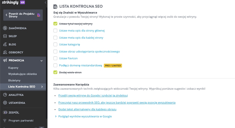 Marketing żywności w Strikingly – optymalizacja SEO Marketing żywności w Strikingly – optymalizacja SEO