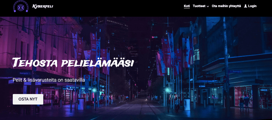 CyberGame-malli Strikinglyltä CyberGame-malli Strikinglyltä