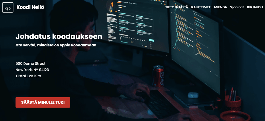 CodeSquare-malli Strikinglyltä CodeSquare-malli Strikinglyltä