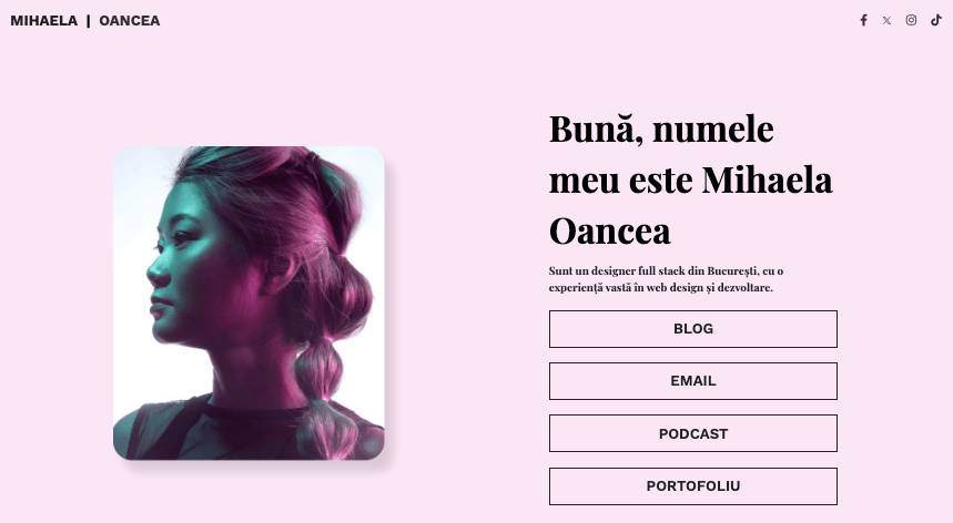 Șablon website Michelle Cruise de la Strikingly Șablon website Michelle Cruise de la Strikingly