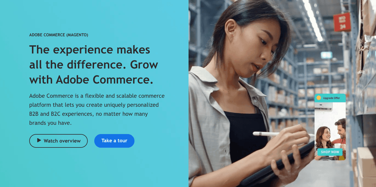 Kuva otettu osoitteesta Adobe Commerce Kuva otettu osoitteesta Adobe Commerce