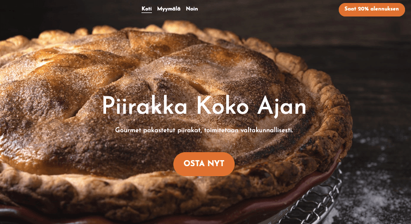 Pie All the Time -malli Strikinglyltä Pie All the Time -malli Strikinglyltä