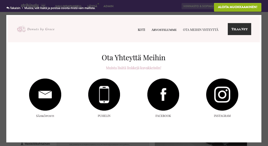 Miten Strikingly voi auttaa vaatteiden tukkumyynnissä - Strikinglyn sosiaalisen median integrointi Miten Strikingly voi auttaa vaatteiden tukkumyynnissä - Strikinglyn sosiaalisen median integrointi