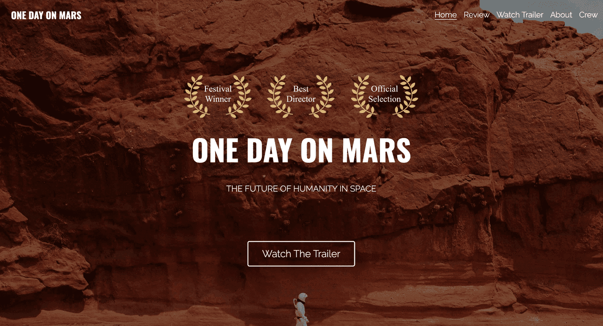 Plantilla de tráiler de película: alojamiento web gratuito con Strikingly Plantilla de tráiler de película: alojamiento web gratuito con Strikingly