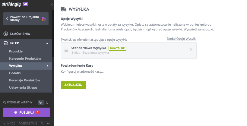 Jak wdrożyć strategię wysyłki z Strikingly - Oferuj wiele metod wysyłki Jak wdrożyć strategię wysyłki z Strikingly - Oferuj wiele metod wysyłki