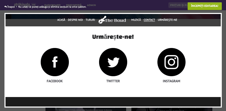 Strikingly pentru idei de birou acasă - integrarea pe rețelele sociale Strikingly pentru idei de birou acasă - integrarea pe rețelele sociale