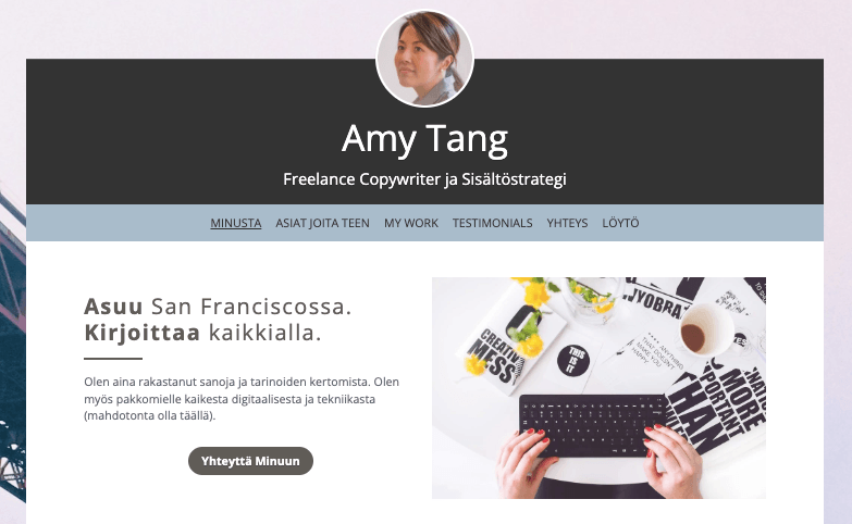 Profiilimalli Strikinglyltä Profiilimalli Strikinglyltä