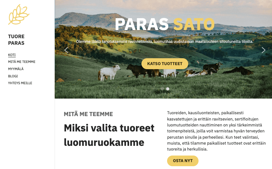 Uusi hienoin verkkosivumalli Strikinglylta Uusi hienoin verkkosivumalli Strikinglylta
