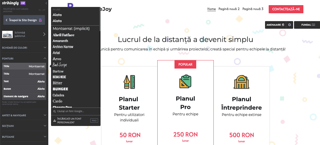 Inspirație pentru designul site-urilor web - Construiește-ți capodoperă cu Strikingly - de la machete minimaliste la alegeri tipografice îndrăznețe Inspirație pentru designul site-urilor web - Construiește-ți capodoperă cu Strikingly - de la machete minimaliste la alegeri tipografice îndrăznețe
