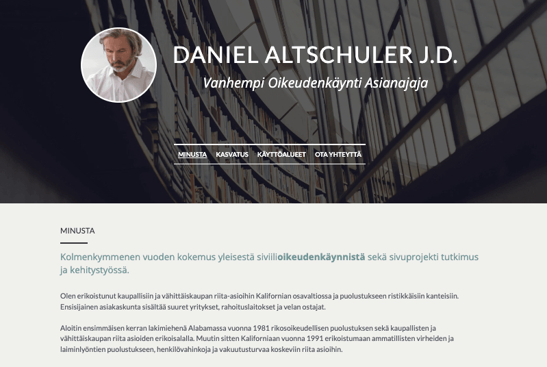 Verkkosivubiografia Coffee-mallista Verkkosivubiografia Coffee-mallista