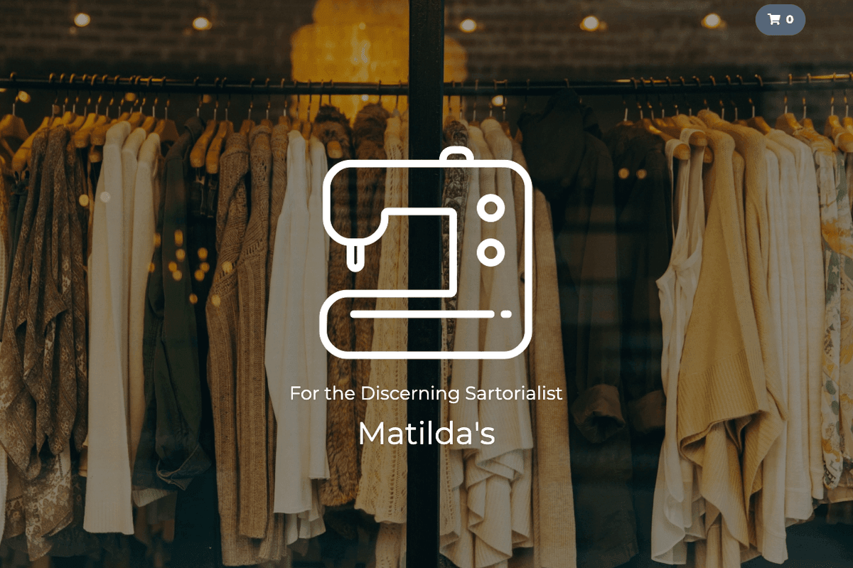 Szablon Matilda od Strikingly Szablon Matilda od Strikingly