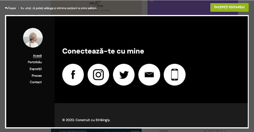 Cum poate Strikingly să ajute cu afișarea produselor - integrarea social media Cum poate Strikingly să ajute cu afișarea produselor - integrarea social media