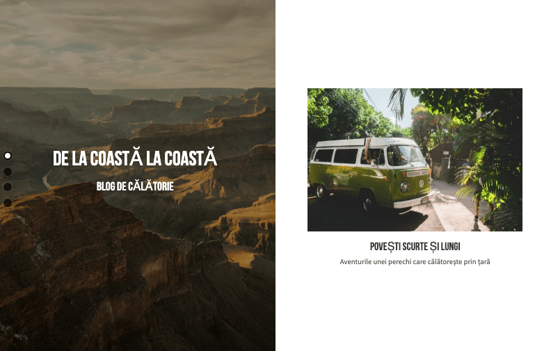 Șablon de blog Perspective de la Strikingly Șablon de blog Perspective de la Strikingly