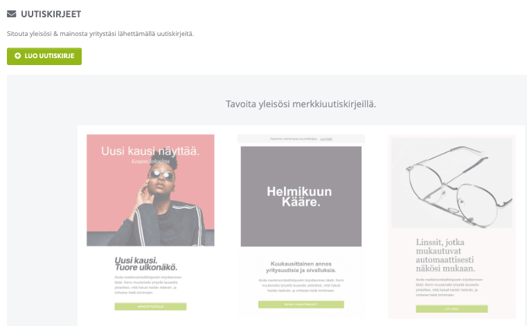Strikinglyn uutiskirjetoiminto Strikinglyn uutiskirjetoiminto