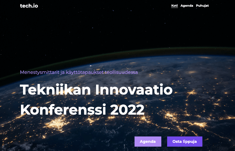 Tech.Io Template Strikinglyltä Tech.Io Template Strikinglyltä