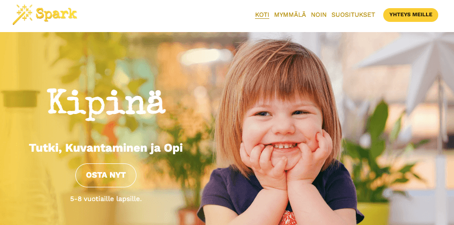 Strikinglyn Spark-verkkokaupan mallipohja Strikinglyn Spark-verkkokaupan mallipohja