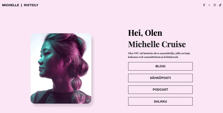 Michelle Cruisen mallipohja Strikinglyltä Michelle Cruisen mallipohja Strikinglyltä