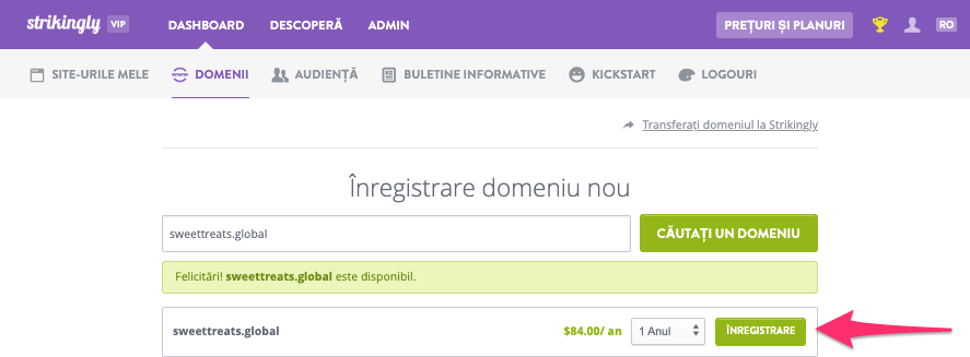Alege un nume de domeniu cu Strikingly - Alege domeniul tău perfect Alege un nume de domeniu cu Strikingly - Alege domeniul tău perfect