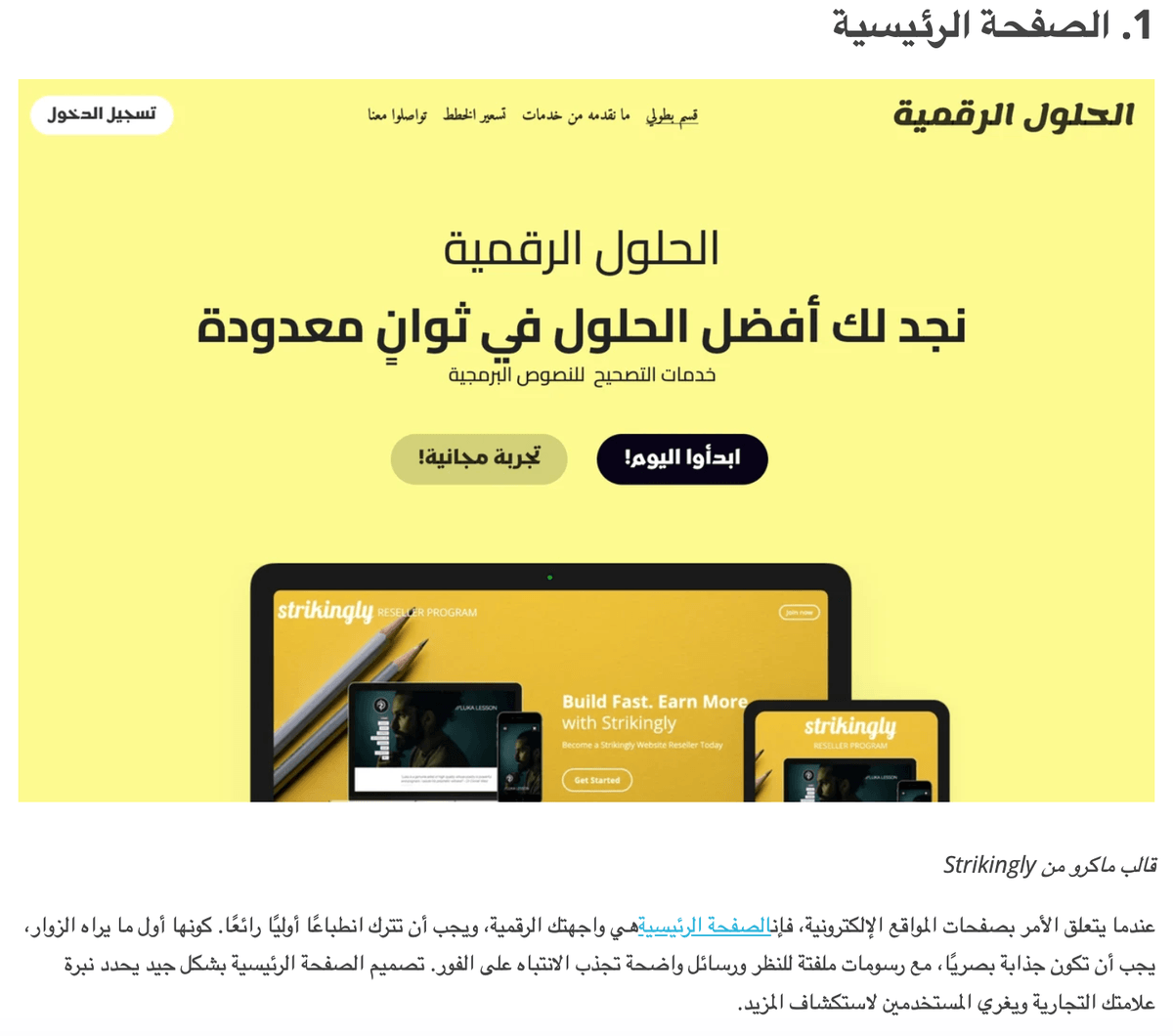 قالب ماكرو من Strikingly قالب ماكرو من Strikingly