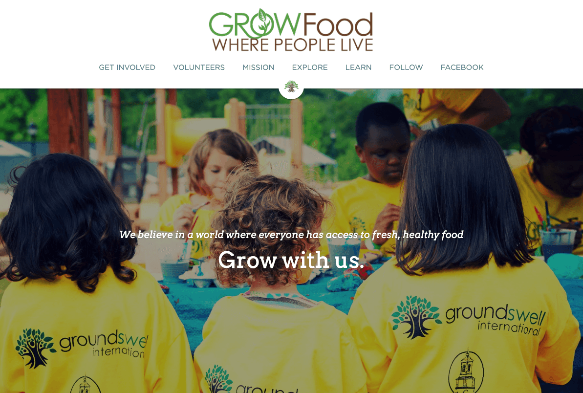 Imagine luată de pe site-ul unui utilizator Strikingly - Creșteți alimentele Imagine luată de pe site-ul unui utilizator Strikingly - Creșteți alimentele