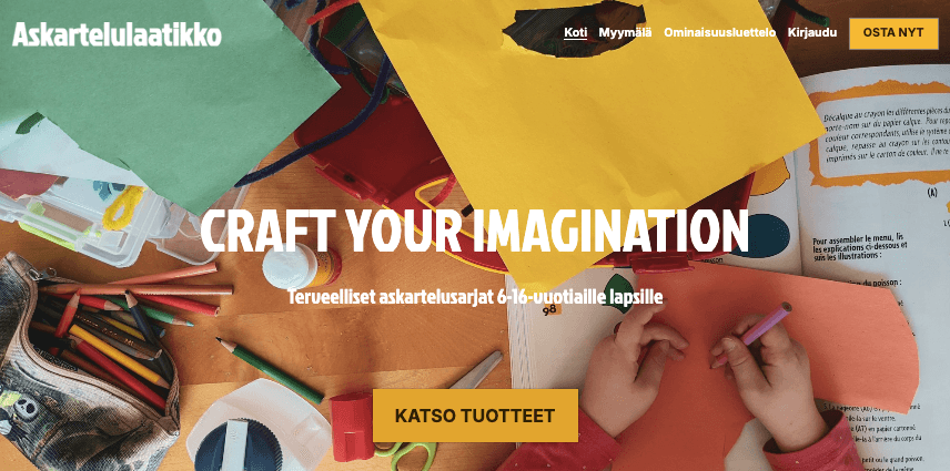 CraftBox: Verkkosuunnittelumalli CraftBox: Verkkosuunnittelumalli