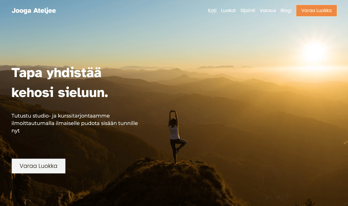 Joogamalli Strikinglyltä Joogamalli Strikinglyltä