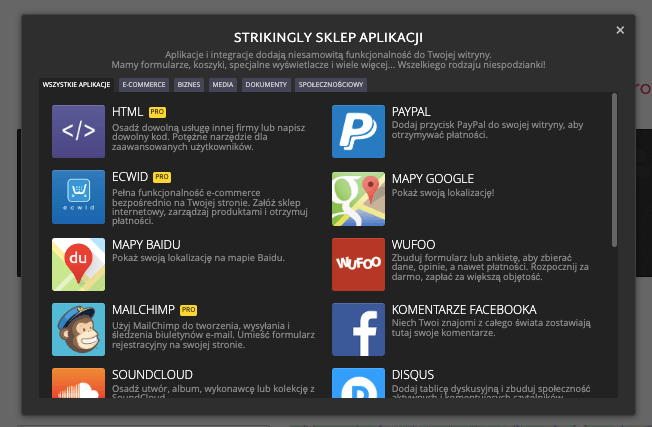 Uderzająco App Store Uderzająco App Store