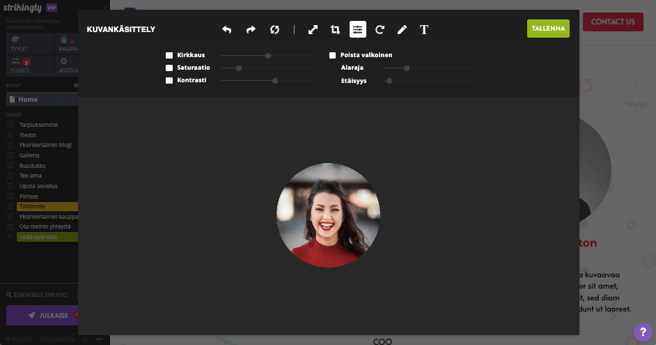 Muokkaa vaatekuviasi Strikinglyllä Muokkaa vaatekuviasi Strikinglyllä