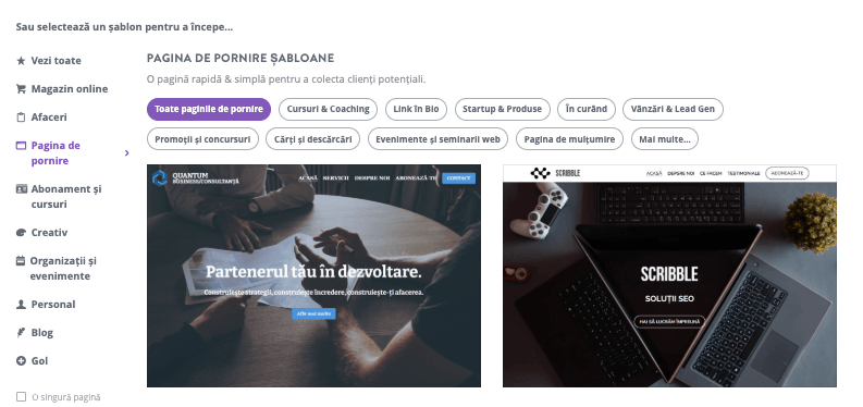 Cum să folosești Strikingly pentru a implementa eficient marketingul direct prin e-mail - Construiește o pagină de destinație Cum să folosești Strikingly pentru a implementa eficient marketingul direct prin e-mail - Construiește o pagină de destinație