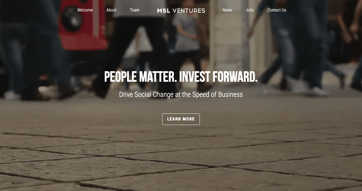 Szablon Ventures od Strikingly Szablon Ventures od Strikingly