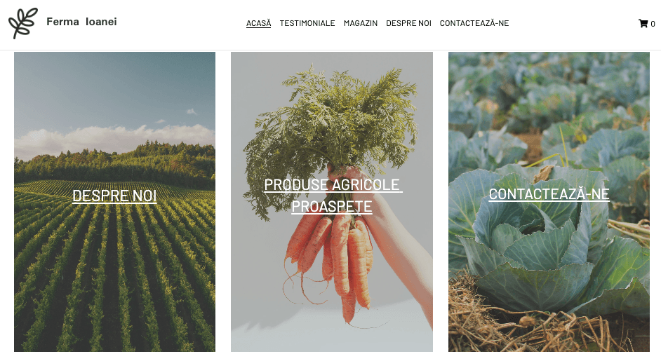 Șablon pentru magazinul online Wendy's Farm Șablon pentru magazinul online Wendy's Farm