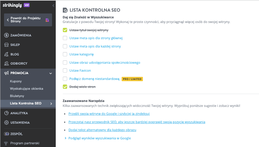 Jak Strikingly Może Pomóc w Marketingu Przy Ograniczonym Budżecie - Optymalizacja SEO Jak Strikingly Może Pomóc w Marketingu Przy Ograniczonym Budżecie - Optymalizacja SEO